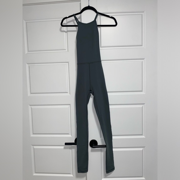 Aritzia Wilfred Free LEILA JUMPSUIT In Smokey Emerald Green - Picture 3 of 6
